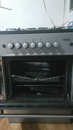 Mika 4-Burner Gas Cooker with Baking Oven & Grill
