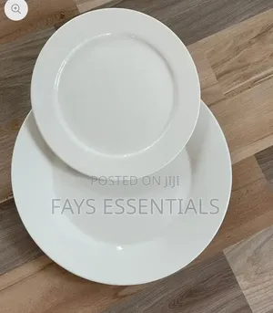 Hotel Plates - 10.5" Dinner, 8" Side, 6" Saucers (Set of 6)