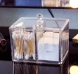 Acrylic Clear Partitioned Swab Organizer - 1
