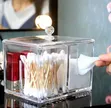Acrylic Clear Partitioned Swab Organizer - 4