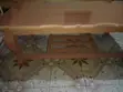 Stylish Wooden Coffee Table With Storage Shelf - 3