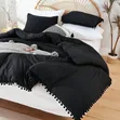 Pom Pom Laced Design Duvet Cover Set - 2