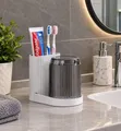 Toothbrush and Toothpaste Holder with Gargle Cup - 1