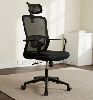 Ergonomic Mesh Workstation Chair - Black