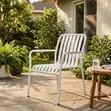 Home Palace Stackable Plastic Garden Chair - White - 1