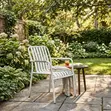 Home Palace Stackable Plastic Garden Chair - White - 2