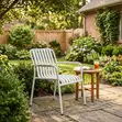 Home Palace Stackable Plastic Garden Chair - White - 4
