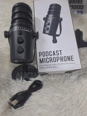 Microphone ya Podcast ya USB na XLR Port