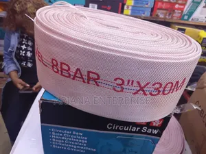 3" x 30M 8-Bar Layflat Hose ya Maji ya Canvas