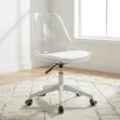 Clear Acrylic Swivel Adjustable Chair - 2