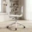 Clear Acrylic Swivel Adjustable Chair - 4