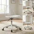 Clear Acrylic Swivel Adjustable Chair - 5