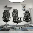 Kiti cha Ofisi cha Ergonomic cha Mtendaji chenye Kichwa cha HD - 4