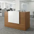 1800mm Brown Reception Desk | Meza ya Mpokezi - 1