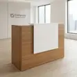 1800mm Brown Reception Desk | Meza ya Mpokezi - 3