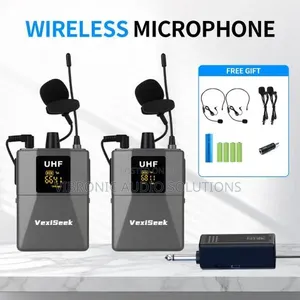 VexiSeek Professional UHF Wireless Microphone System
