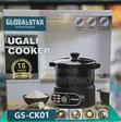 Globalstar GS-CK01 800W Electric Ugali Cooker - 6.5L - 2