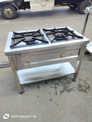 Brand New Stainless Steel Two Burner Gas Cooker