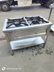 Brand New Stainless Steel Two Burner Gas Cooker - 1