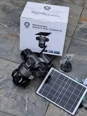 Ultra-Wide WiFi Triple-Lens Solar Camera (V380 Pro)