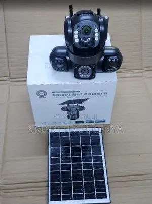 Wifi Triple Lens Solar PTZ Camera with 2-Way Audio