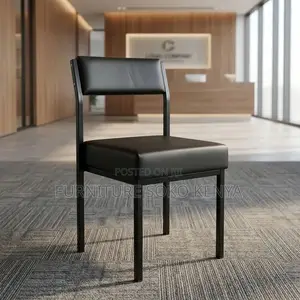 Training Chair | Mid Backrest Visitor Black Seat