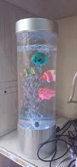 LED Water Bubble Aquarium Column Fish Tank 38cm - 1