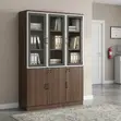 Three-Door Wooden Office Cabinet - 2