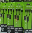 Oraimo DuraLine 4 60W 3-in-1 Fast Charging Cable - 2