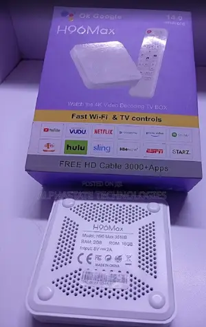 H96 Max RK3518 Android TV Box 4K Ultra HD