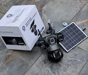3-in-1 Triple Lens WiFi Security Camera 360 PTZ Solar CCTV