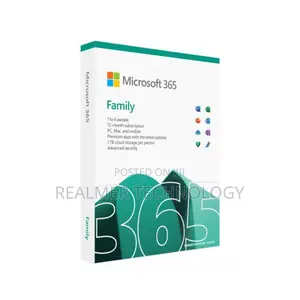 Microsoft 365 Family - 6 Users - 1 Year Subscription