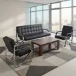 Set ya Sofa ya Ngozi ya Viti 5 vya Ofisi ya Executive - 3