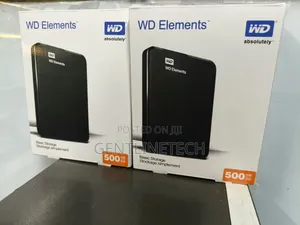 WD 500GB USB External Hard Drive