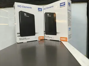 WD 500GB External Hard Drive kwa Laptop