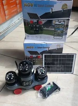 Kamera ya Ufuatiliaji ya V380 4G ya Solar yenye Utambuzi wa Mwendo
