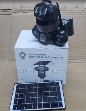 WiFi Triple Lens Solar/AC Powered CCTV Camera