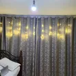 Star-Shaped LED Curtain String Light 1x3M - 3