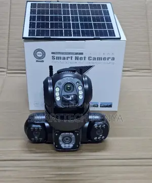 WiFi Solar CCTV Camera with 3 Lenses & Solar Panel