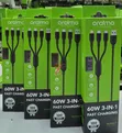 Oraimo DuraLine 4 60W Multi-Connector Fast Charging Cable - 1