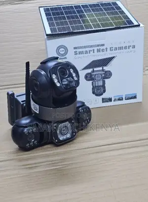 Triple Lens Solar WiFi CCTV Camera with AI Motion Detection