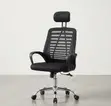 Ergonomic Office Chair with Head Support - 1