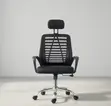 Ergonomic Office Chair with Head Support - 2