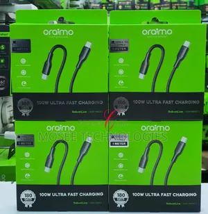 Oraimo RobustLine OCD-1145CC 100W USB-C Cable ya Kuchaji