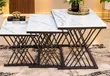 Modern 3-in-1 Executive Squire Pure Marble Table - 1