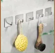 Stainless Steel Punch Free Hooks (5pc) - 1