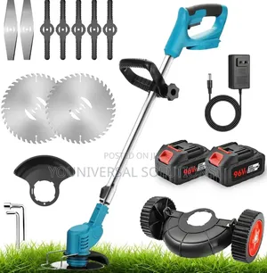 Cordless Lawn Mower with Wheels
