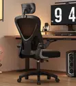 Kiti cha Dawati Nyeupe cha Ergonomic Kinachoweza Kurekebishwa cha Swivel - 2