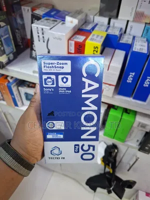 New Tecno Camon 50 Pro 256GB Black