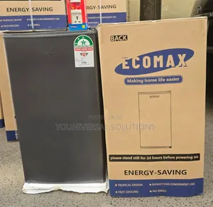 Ecomax 90L Silver Friji la Mlango Mmoja na Free Guard